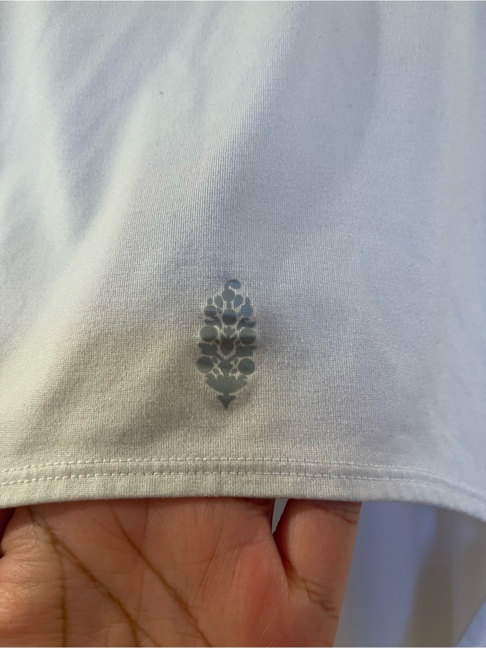 FP Movement by Free People White Short Sleeve Gathered Shoulder Tee - Picture 3 of 5